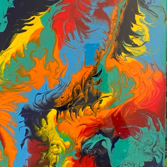 Resin pour painting - Picture 1 of 1